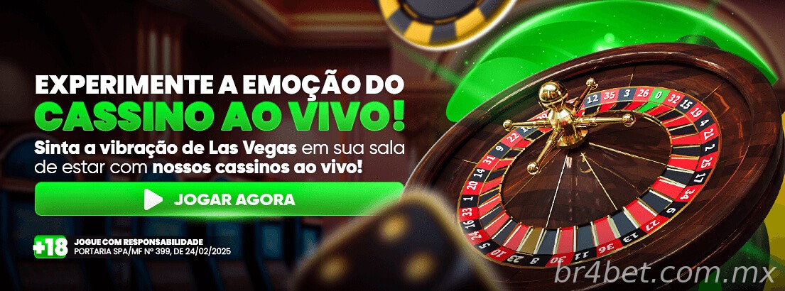 Cassino ao vivo na br4bet