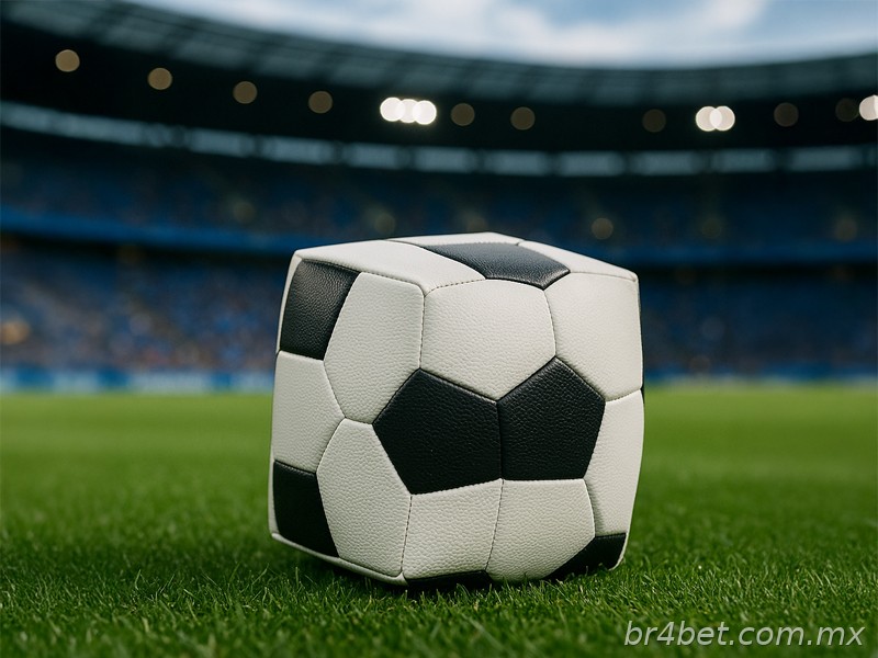 bola de futebol quadrada