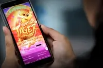 Jogo no celular tigrinho